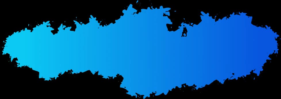 A brush-painted wavy gradient line, fading from warm yellow to deep orange